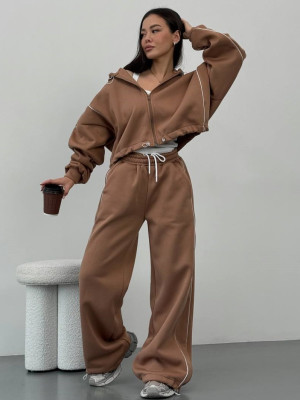 Крутой oversize костюм на флисе DMP-R1870T500