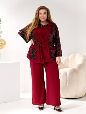 Брючный костюм тройка MOV-A289T1100