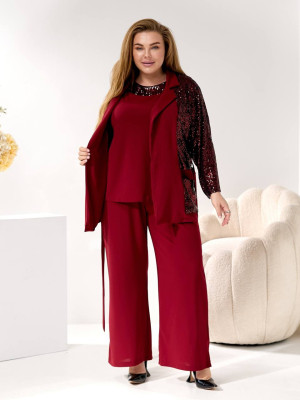 Брючный костюм тройка MOV-A289T1100