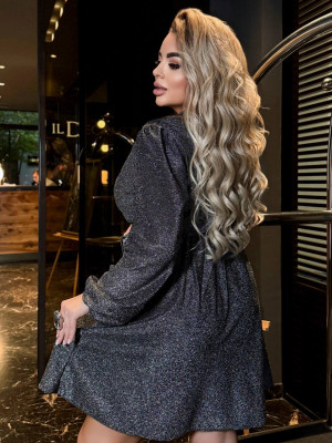 Элегантное платье из люрекса PRA-A1374T540