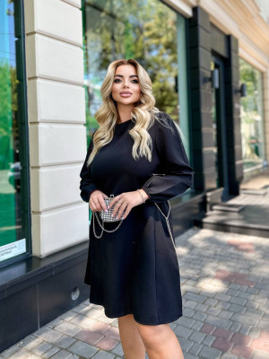 Платье с цепочками GR-A0573T500