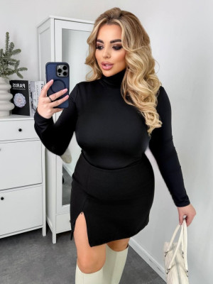 Базовая кашемировая юбочка INS-A475T500