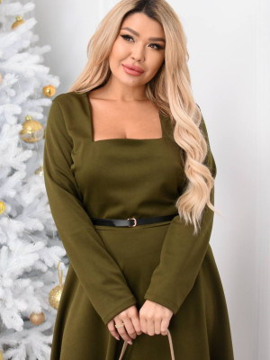 Замшевое платье миди MA-N2167T550