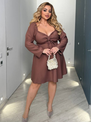 Платье со шнуровкой на спинке YM-A5535.20T15