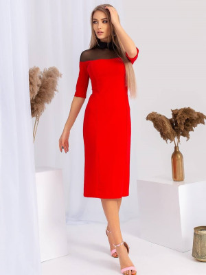 Елегантное приталеное платье OLD-A4032T350