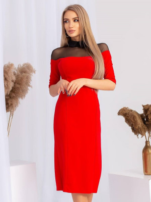 Елегантна приталена сукня OLD-A4032T350