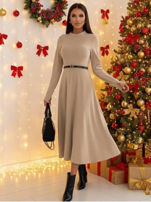 Довга трикотажна сукня IO-A693T480