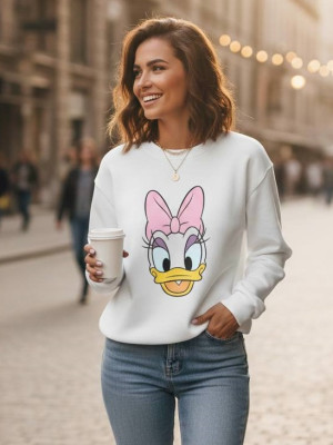 Теплый свитшот с принтом IO-A746T320