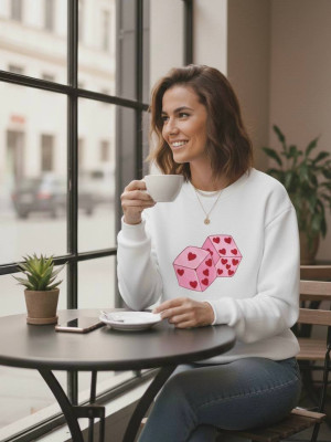 Теплый свитшот с принтом IO-A746T320