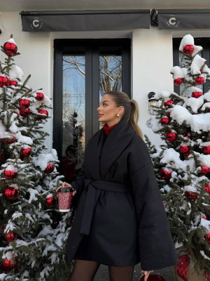 Теплый женский пуховик BRA-A275T859