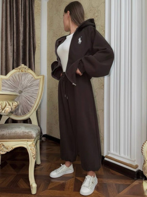 Теплый оверсайз костюм BRA-A277T559