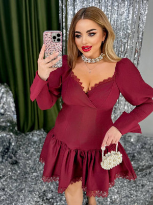 Платье с пышной юбкой BRA-A7031T22