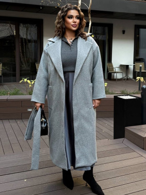Длинное кашемировое пальто AB-A1844T35