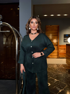 Замшевый костюм двойка DOL-A406T850