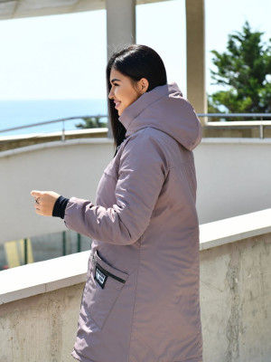 Пальто женское на синтепоне DV-R3618T950