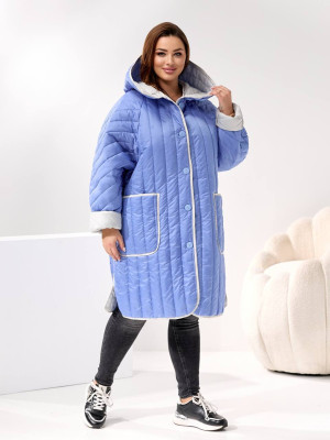Стеганое оверсайз пальто SD-A0110T1800