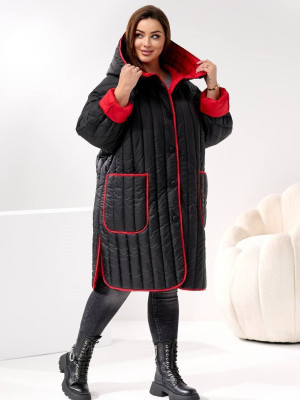 Стеганое оверсайз пальто SD-A0110T1800