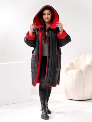 Стеганое оверсайз пальто SD-A0110T1800