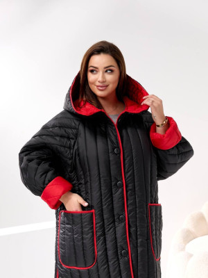 Стеганое оверсайз пальто SD-A0110T1800