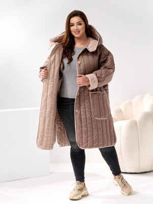 Стеганое оверсайз пальто SD-A0110T1800