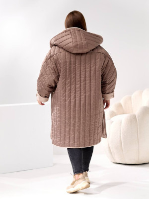 Стеганое оверсайз пальто SD-A0110T1800