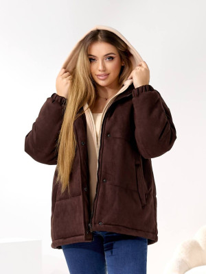 Замшевая короткая куртка DMP-P1238T1200