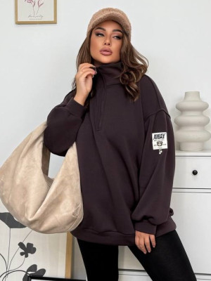 Стильный свитшот-поло PRA-A1373T500