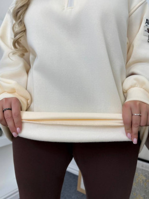 Стильный свитшот-поло PRA-A1373T500