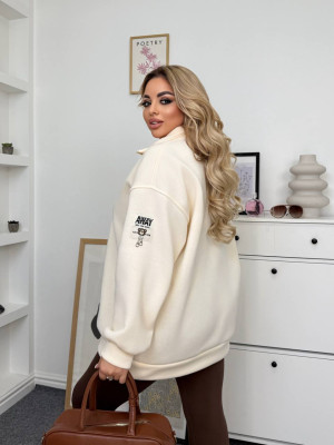 Стильный свитшот-поло PRA-A1373T500