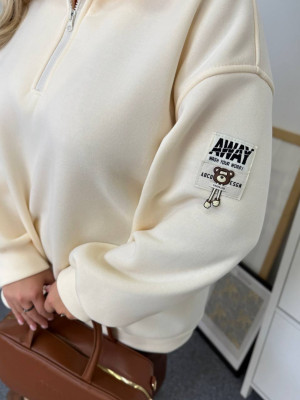 Стильный свитшот-поло PRA-A1373T500