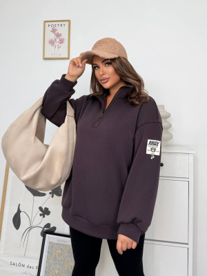 Стильный свитшот-поло PRA-A1373T500