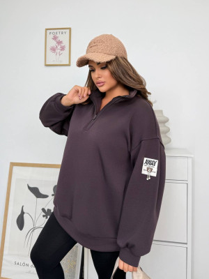 Стильный свитшот-поло PRA-A1373T500