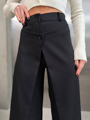 Брюки с асимметричной накладкой KC-A0516T500