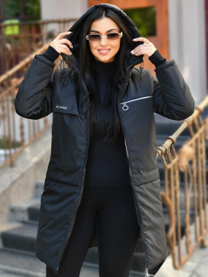 Зимнее удлиненное пальто DV-R3629T1280