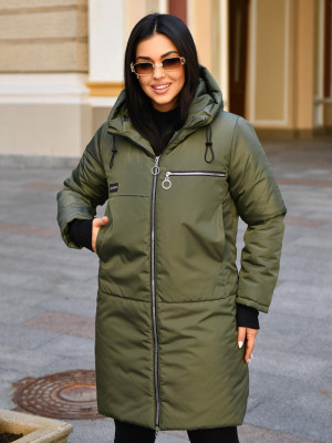 Зимнее удлиненное пальто DV-R3629T1280