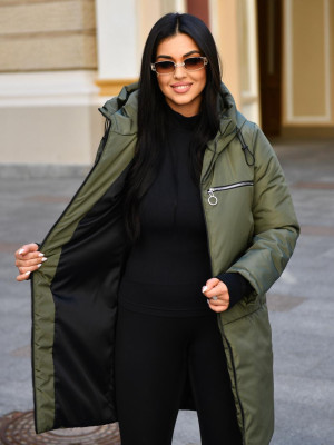 Зимнее удлиненное пальто DV-R3629T1280