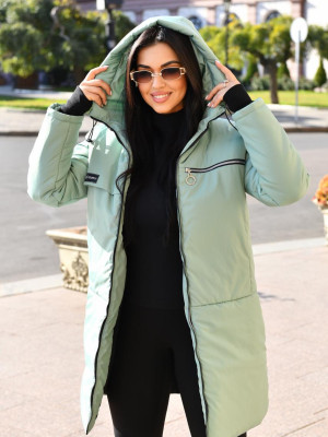 Зимнее удлиненное пальто DV-R3629T1280