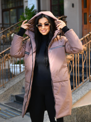 Зимнее удлиненное пальто DV-R3629T1280