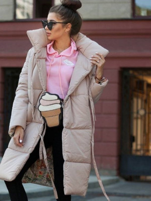 Пальто "одеяло" на завязках OLD-A0005T400