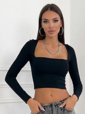 Базовый топ с длинным рукавом IO-A736T200