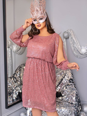Праздничное платье с пайетками AMU-A1275T399
