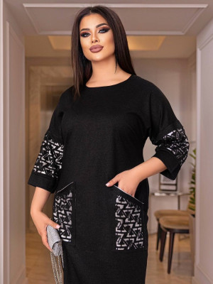 Красивое платье с перфорацией OLD-A9068T600