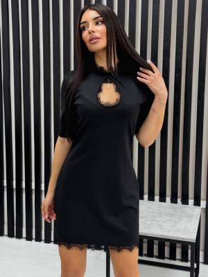 Обтягивающее платье с кружевом EST-A5905T550