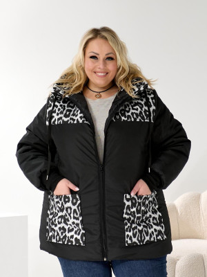 Теплая батальная куртка DV-R3707T1350