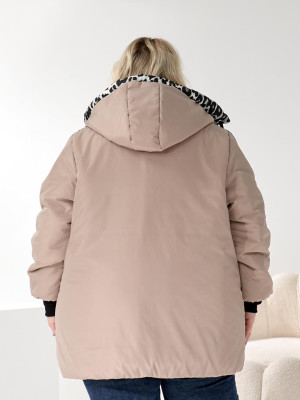 Теплая батальная куртка DV-R3707T1350