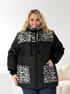 Теплая батальная куртка DV-R3707T1350