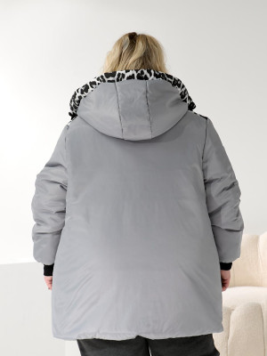 Теплая батальная куртка DV-R3707T1350