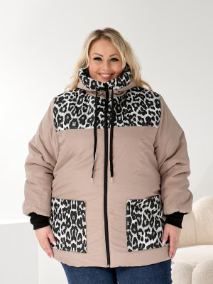 Теплая батальная куртка DV-R3707T1350