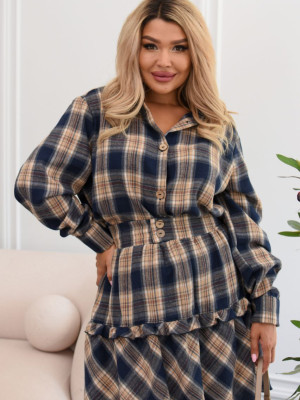 Костюм рубашка и юбка ET-A8910T700