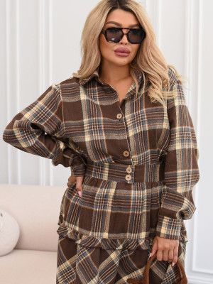 Костюм рубашка и юбка ET-A8910T700